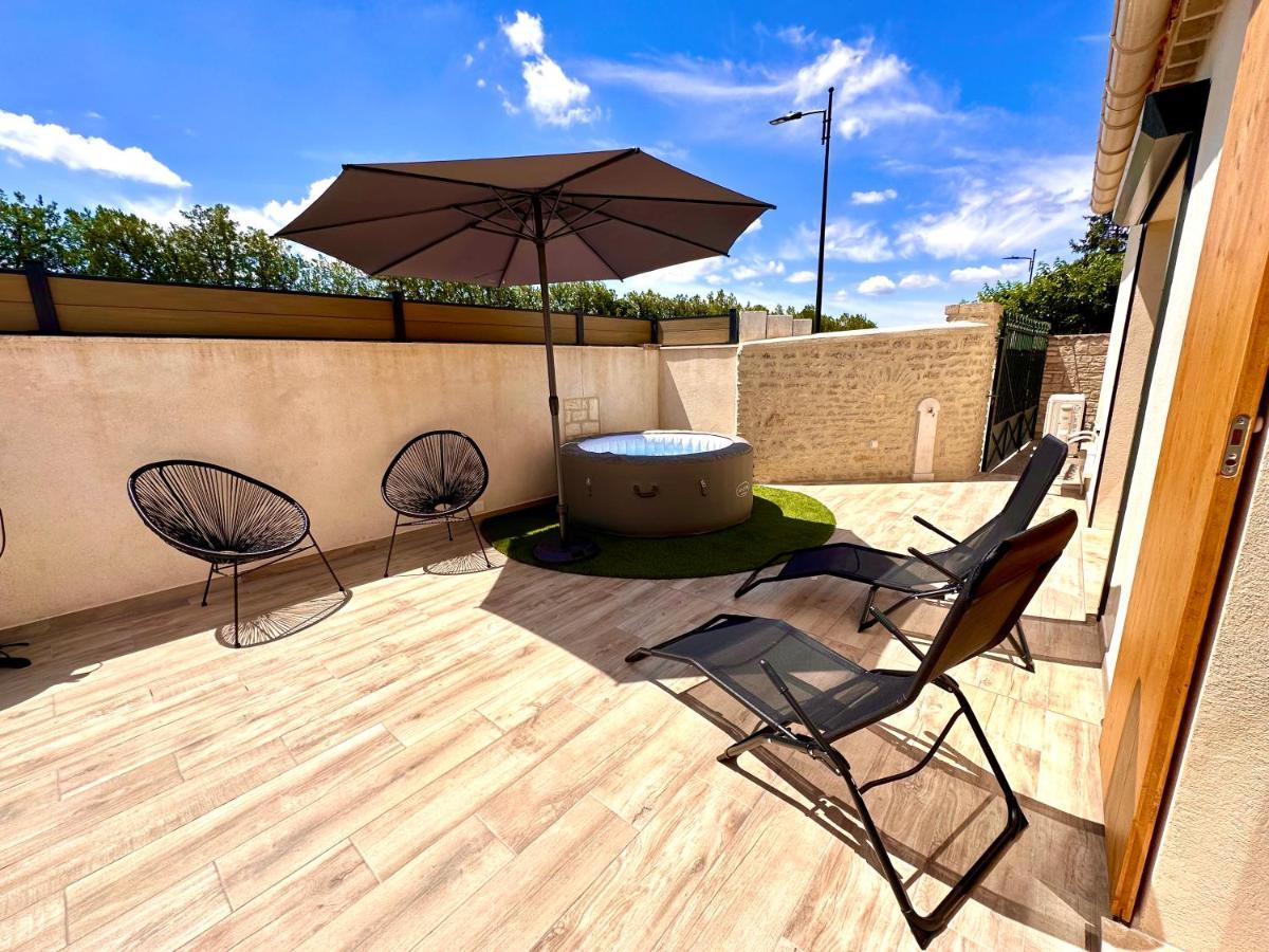 Maison De Charme Avec Jacuzzi Molleges Exterior foto